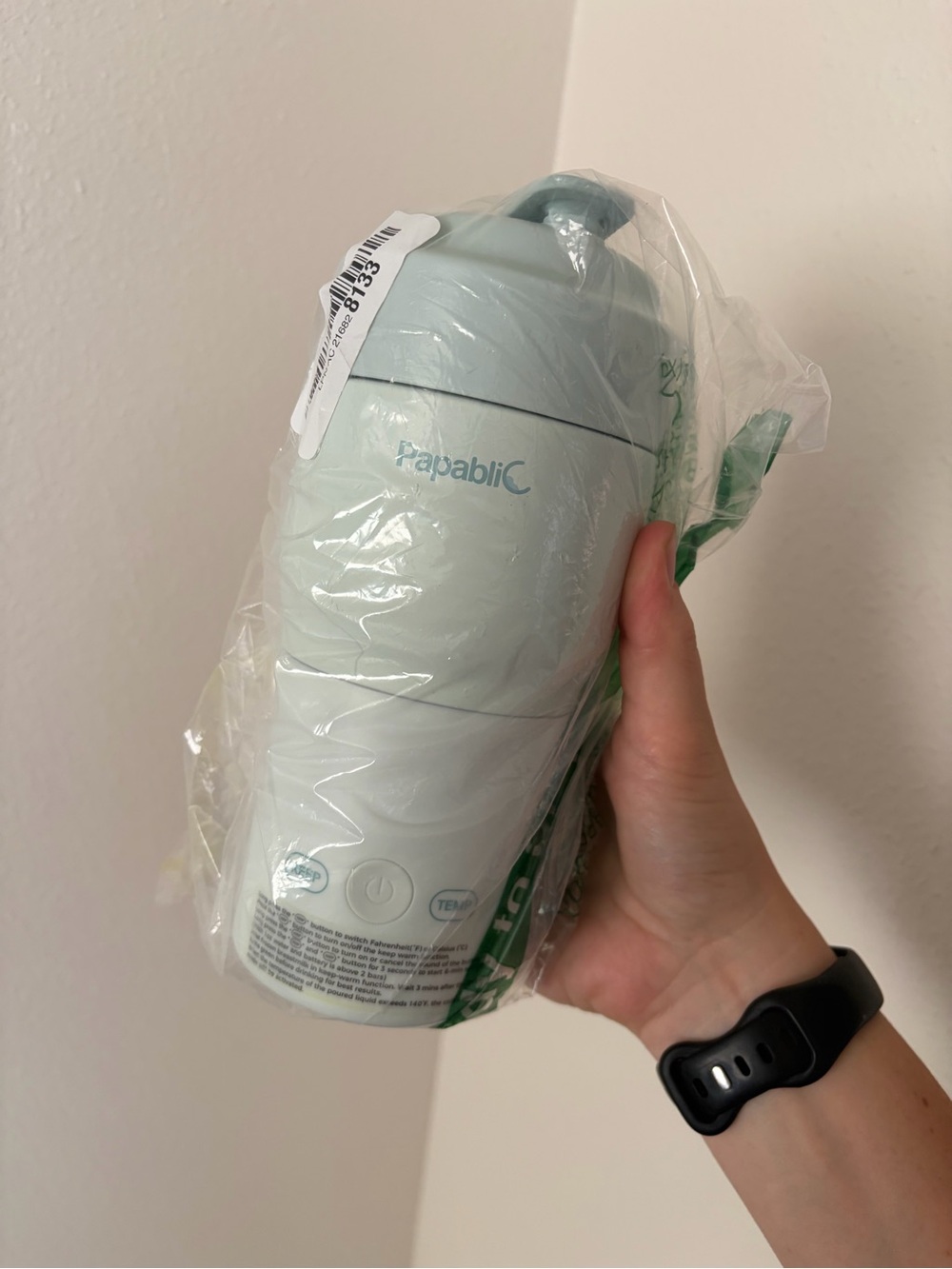 Portable baby bottle warmer